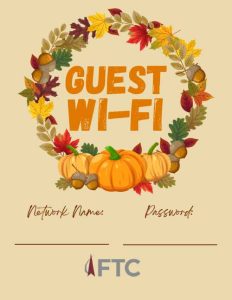 Thanksgiving Guest Wi-Fi